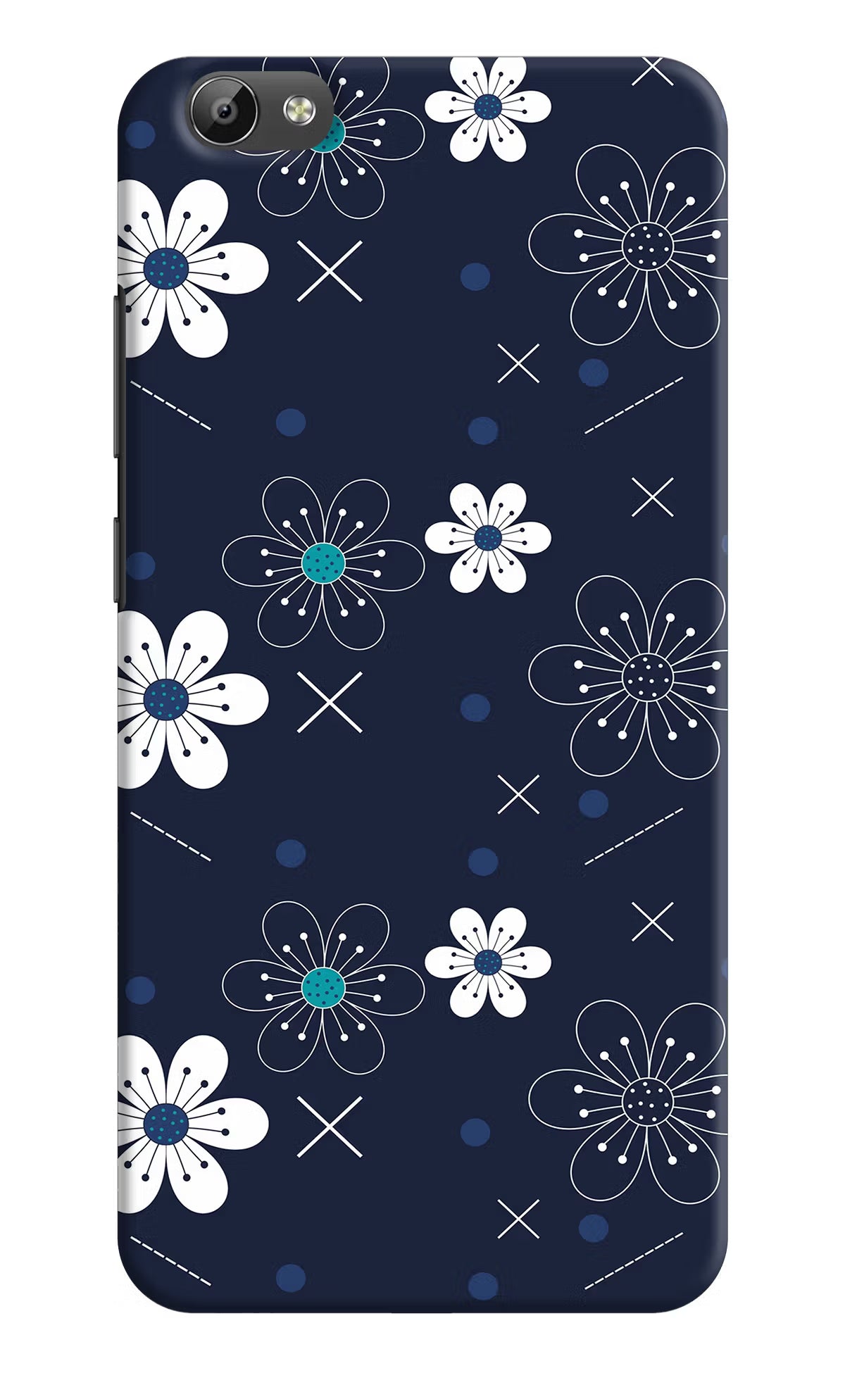 Flowers Vivo Y66 Hard Case Back Cover by Casekaro