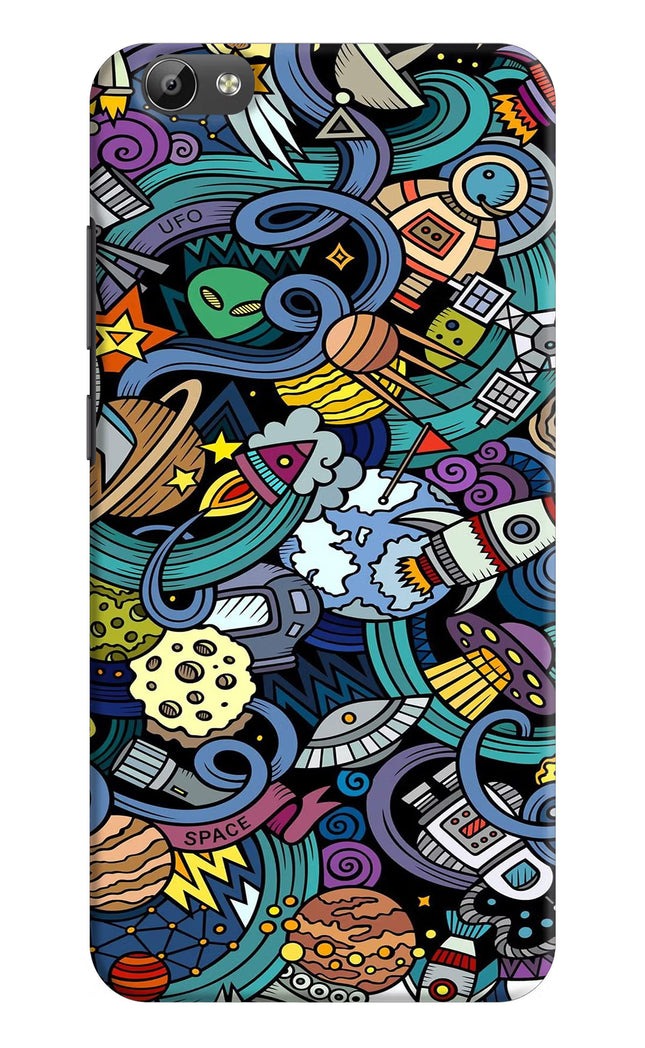 Space Abstract Vivo Y66 Hard Case Back Cover by Casekaro