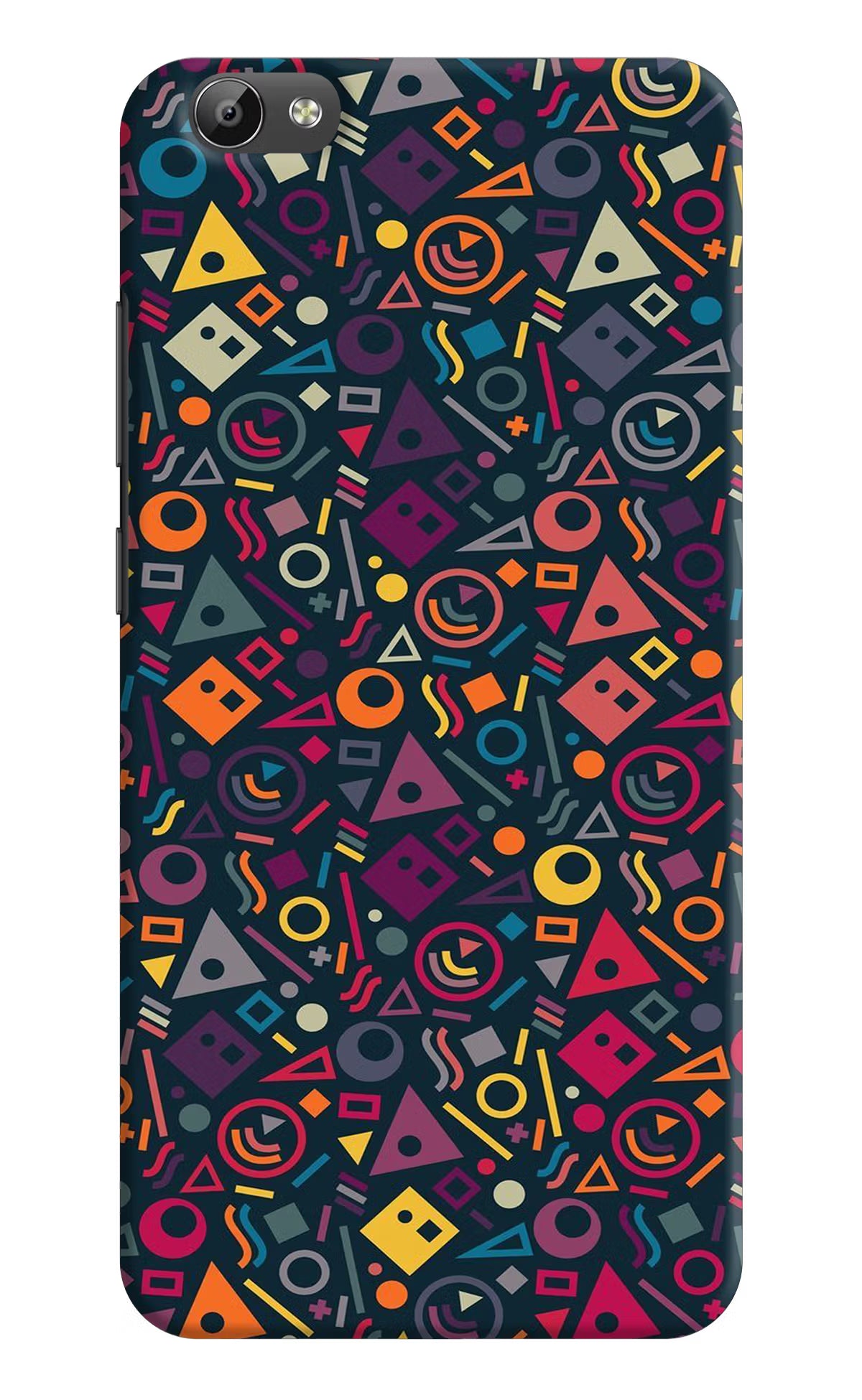 Geometric Abstract Vivo Y66 Hard Case Back Cover by Casekaro