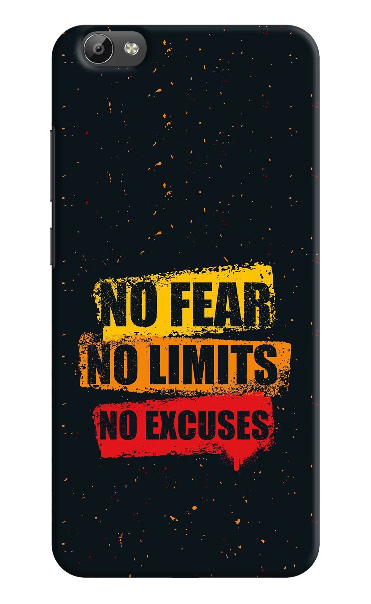No Fear No Limits No Excuse Vivo Y66 Hard Case Back Cover by Casekaro