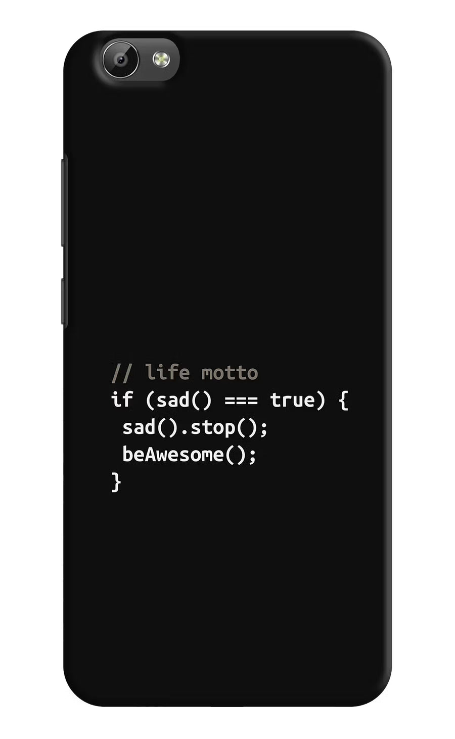 Life Motto Code Vivo Y66 Back Cover, Hard case