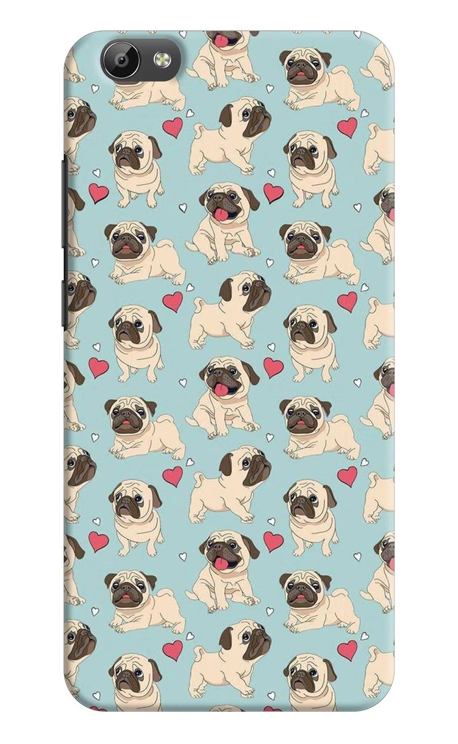 Pug Dog Vivo Y66 Back Cover, Hard case