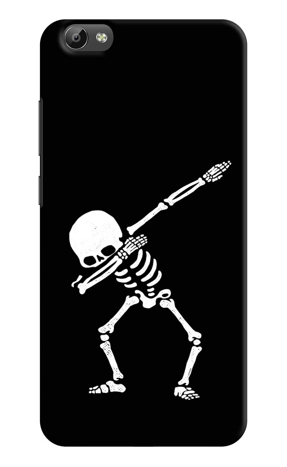 Dabbing Skeleton Art Vivo Y66 Hard Case Back Cover by Casekaro