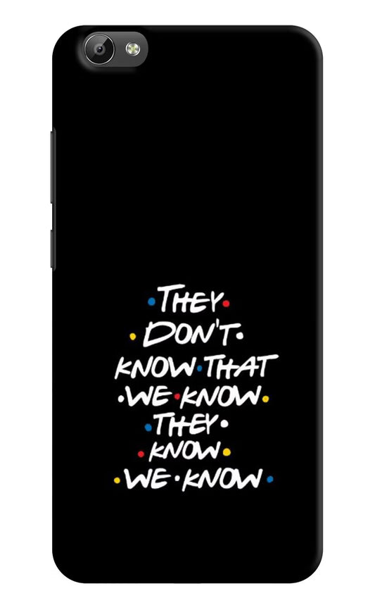 FRIENDS Dialogue Vivo Y66 Hard Case Back Cover by Casekaro
