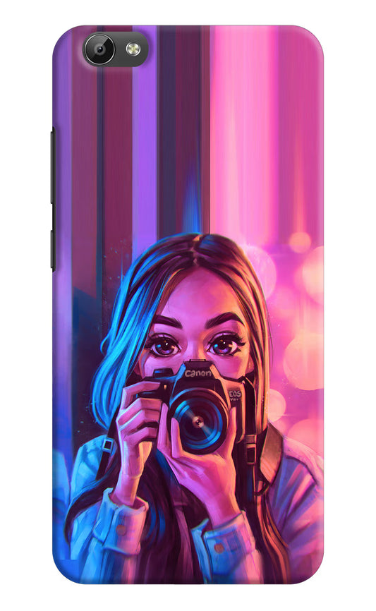 Girl Photographer Vivo Y66 Hard Case Back Cover by Casekaro