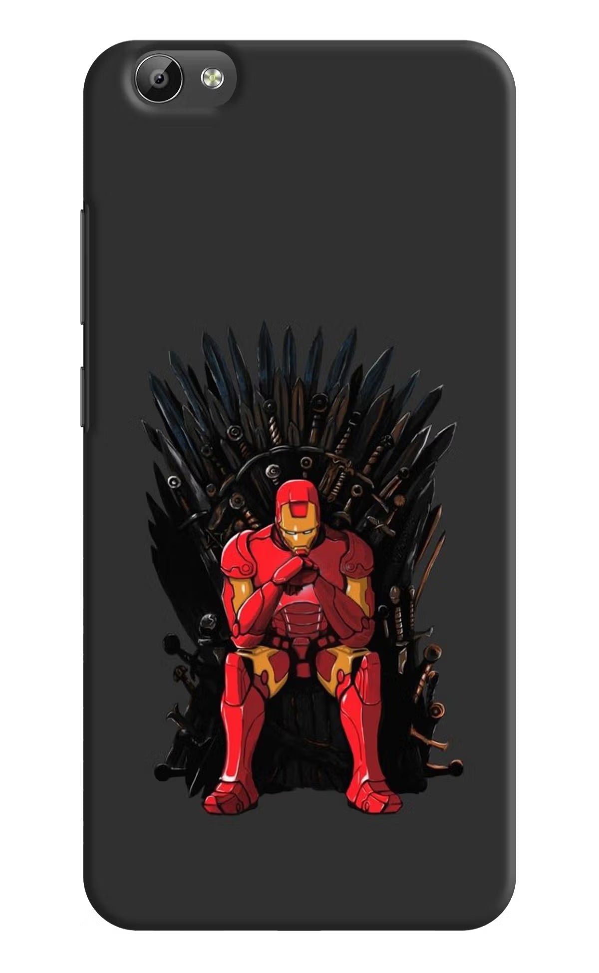 Ironman Throne Vivo Y66 Hard Case Back Cover by Casekaro