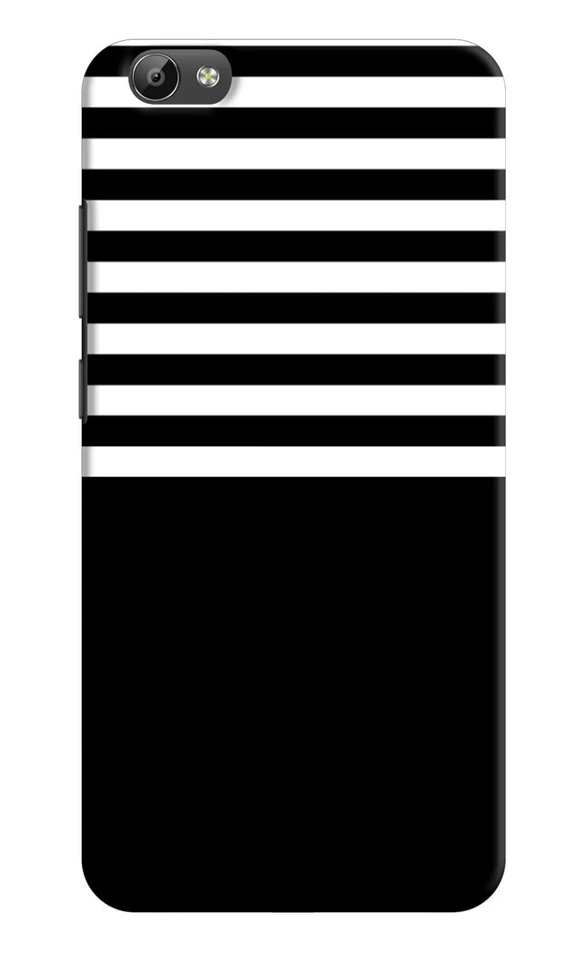 Black and White Print Vivo Y66 Hard Case Back Cover by Casekaro
