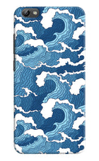 Blue Waves Vivo Y66 Hard Case Back Cover by Casekaro