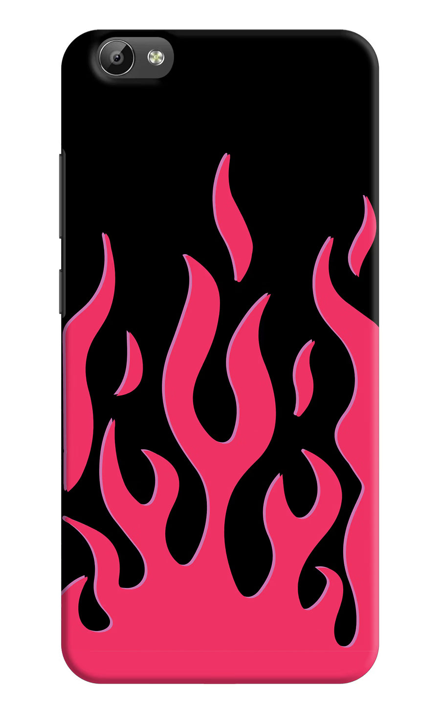 Fire Flames Vivo Y66 Back Cover, Hard case