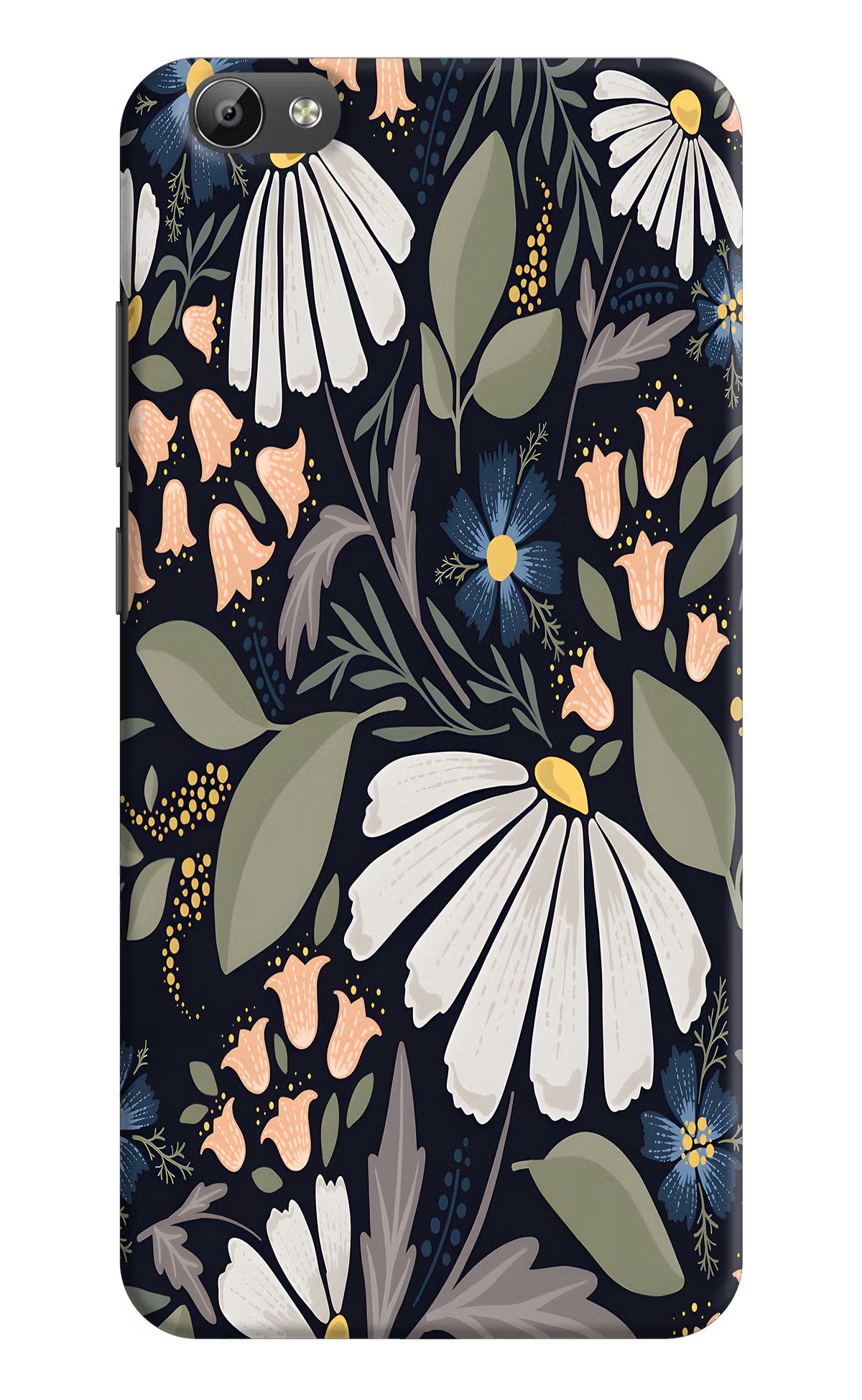 Flowers Art Vivo Y66 Hard Case Back Cover by Casekaro