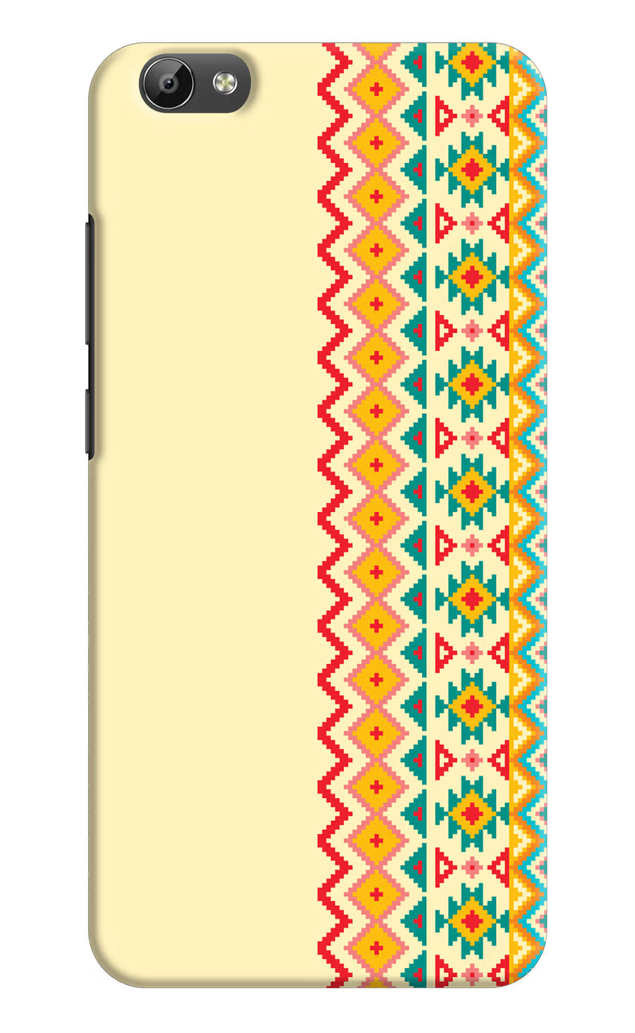 Ethnic Seamless Vivo Y66 Back Cover, Hard case