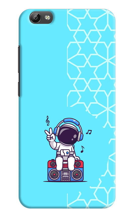 Cute Astronaut Chilling Vivo Y66 Hard Case Back Cover by Casekaro
