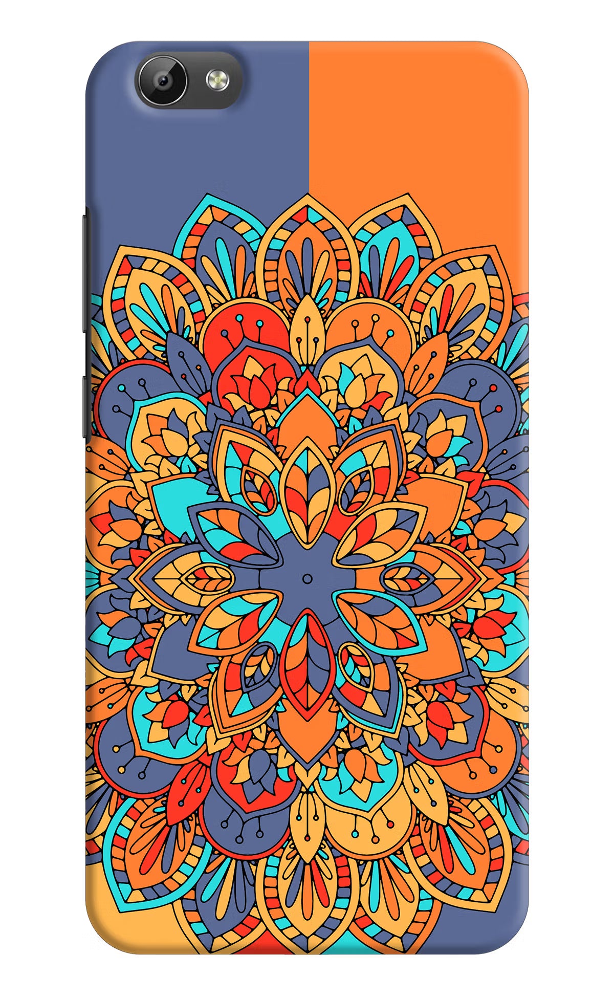 Color Mandala Vivo Y66 Hard Case Back Cover by Casekaro