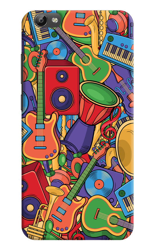 Music Instrument Doodle Vivo Y66 Hard Case Back Cover by Casekaro