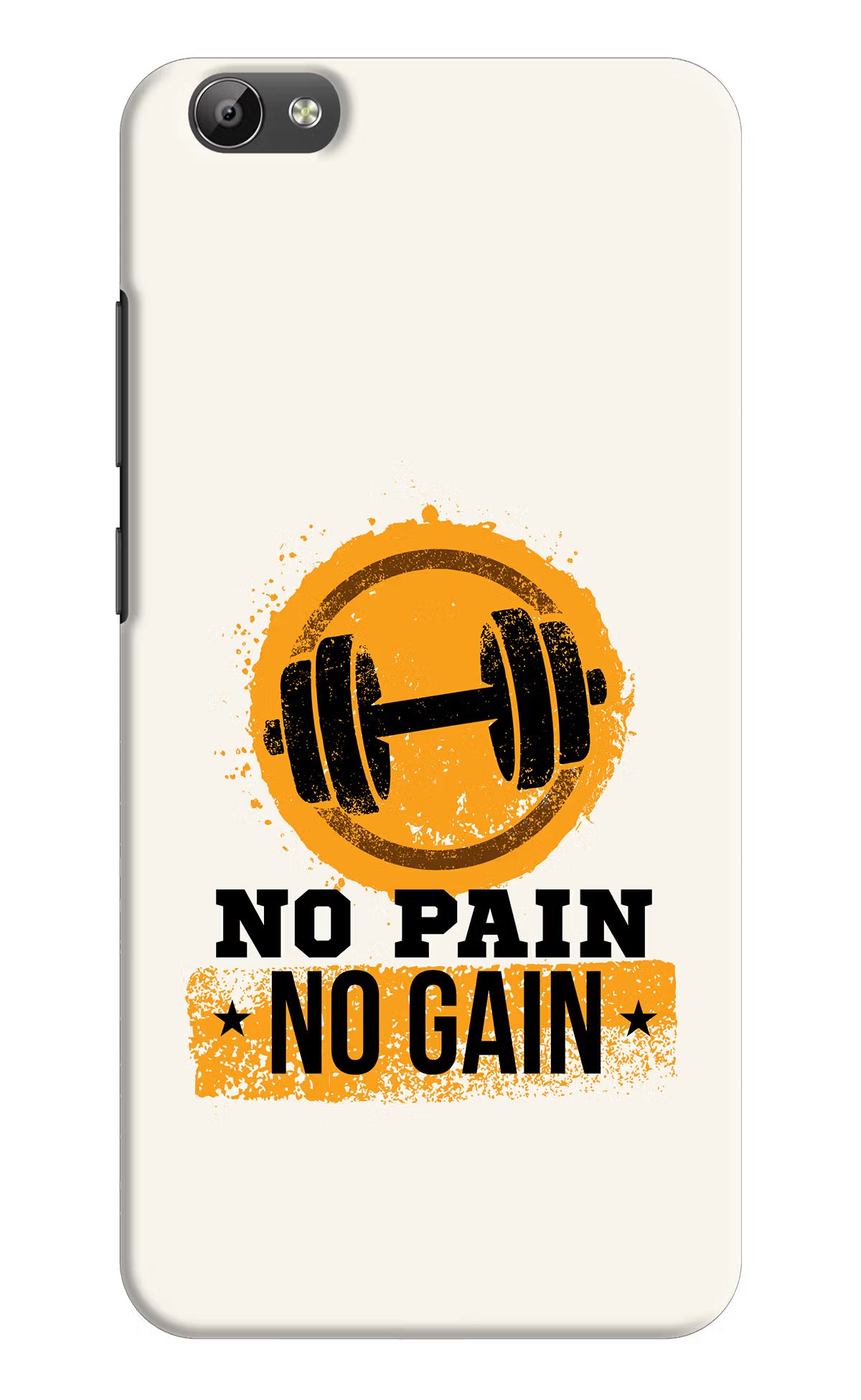 No Pain No Gain Vivo Y66 Hard Case Back Cover by Casekaro