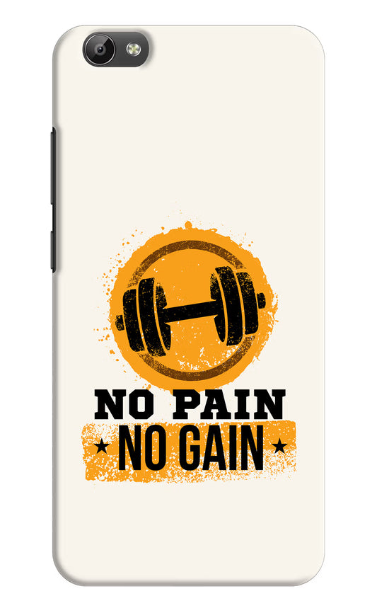 No Pain No Gain Vivo Y66 Hard Case Back Cover by Casekaro
