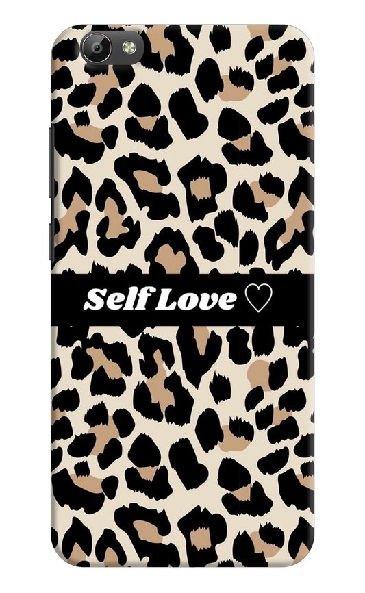 Leopard Print Self Love Vivo Y66 Hard Case Back Cover by Casekaro