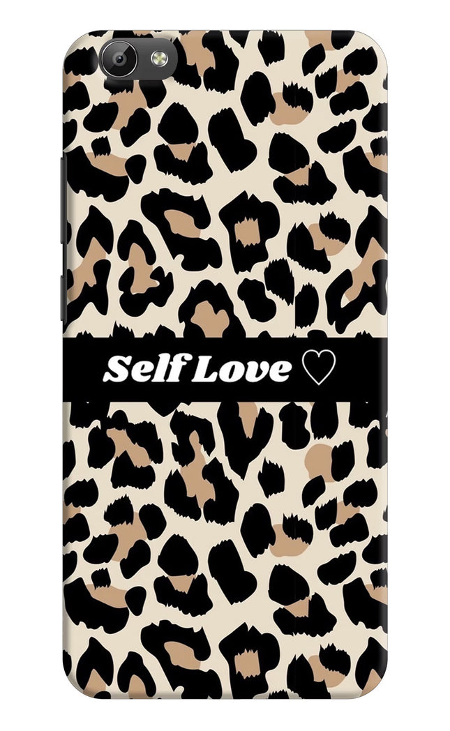 Leopard Print Self Love Vivo Y66 Hard Case Back Cover by Casekaro
