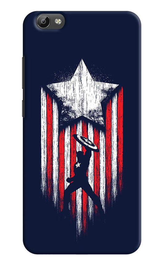Captain America Marvel Art Vivo Y66 Hard Case Back Cover by Casekaro