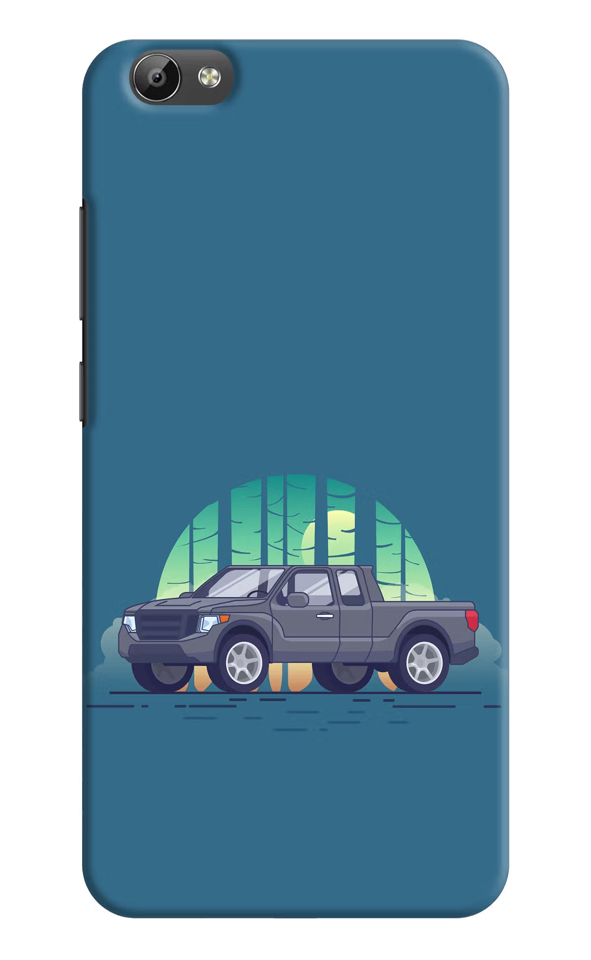 Retro Garage Vibe Vivo Y66 Hard Case Back Cover by Casekaro