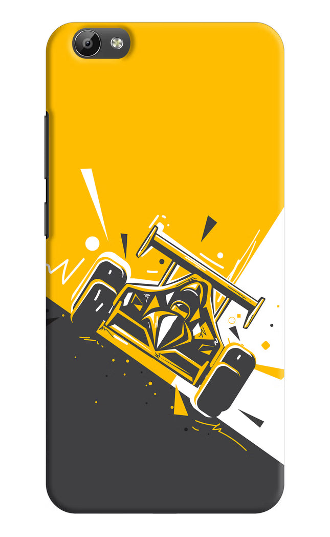Track King Vivo Y66 Hard Case Back Cover by Casekaro