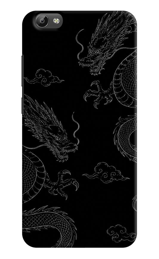 Twin Dragons Vivo Y66 Hard Case Back Cover by Casekaro