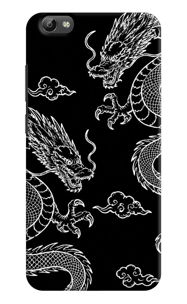 Twin Dragons Vivo Y66 Hard Case Back Cover by Casekaro