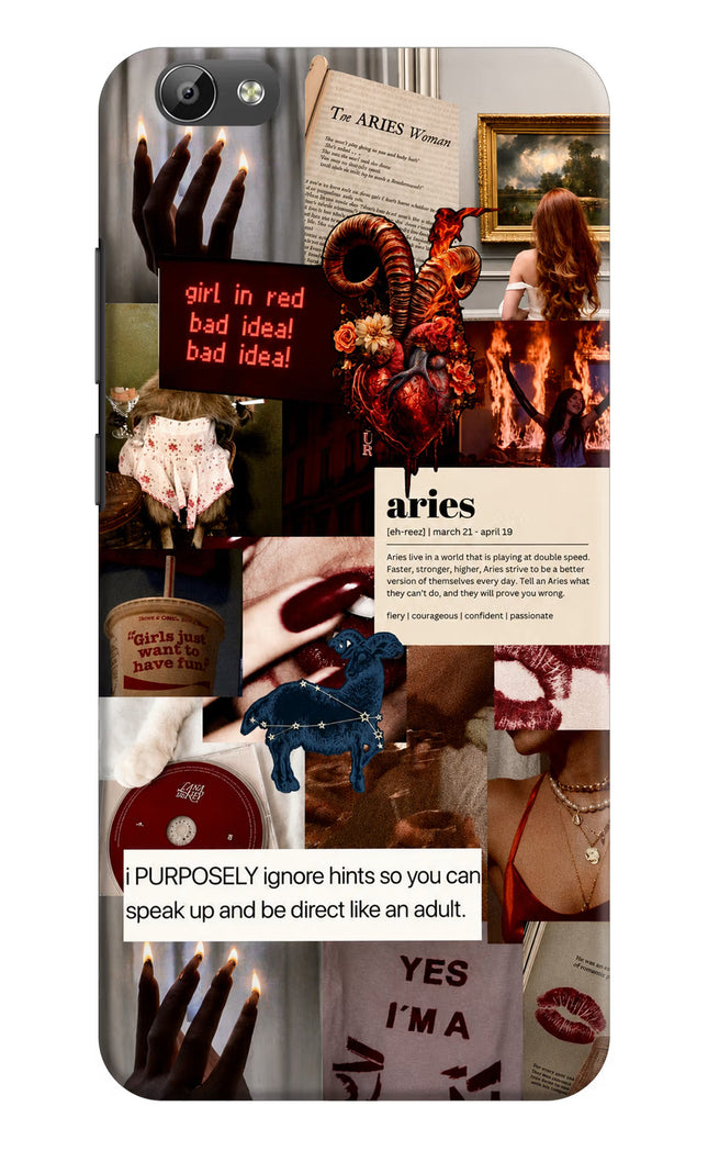 Zodiac Aries Vivo Y66 Hard Case Back Cover by Casekaro