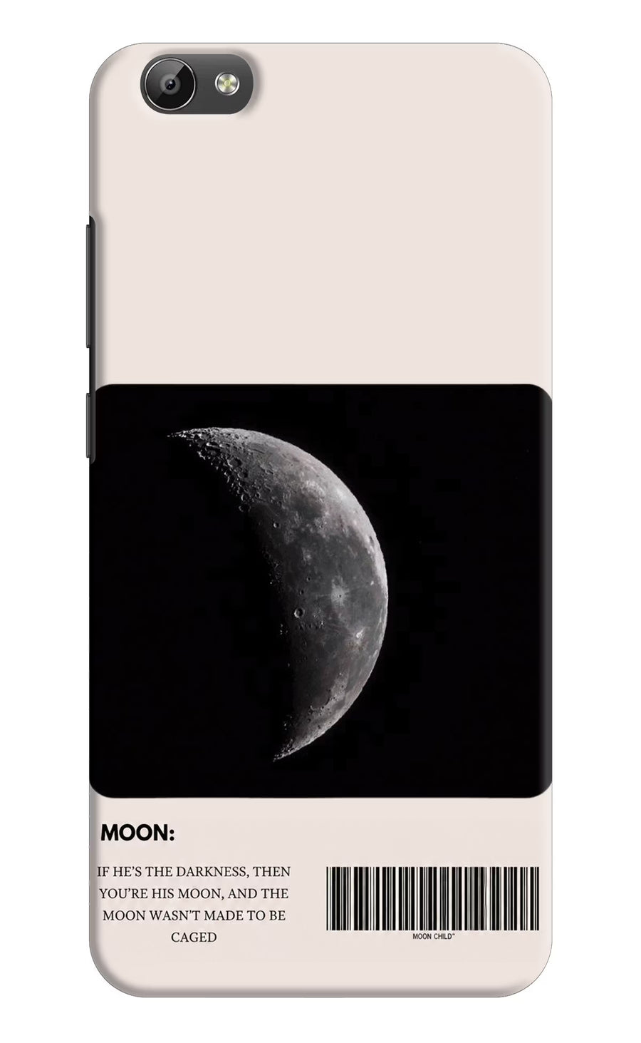 Moon Phase Vivo Y66 Back Cover, Hard case