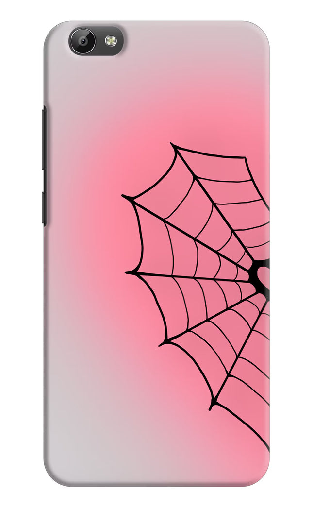Pink Web Vivo Y66 Hard Case Back Cover by Casekaro