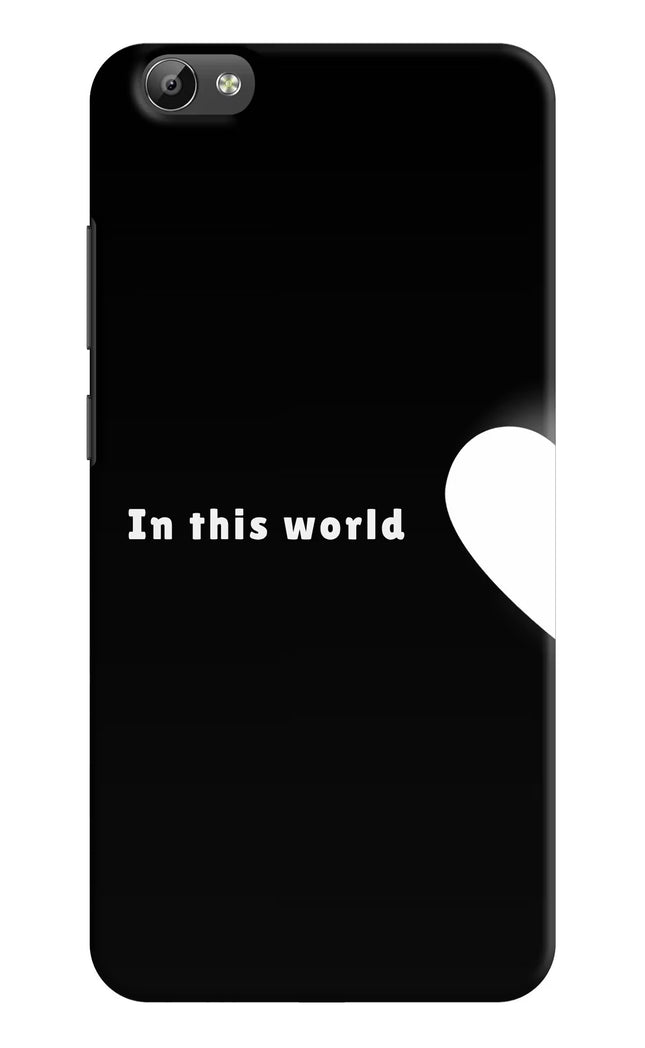 This World Vivo Y66 Hard Case Back Cover by Casekaro
