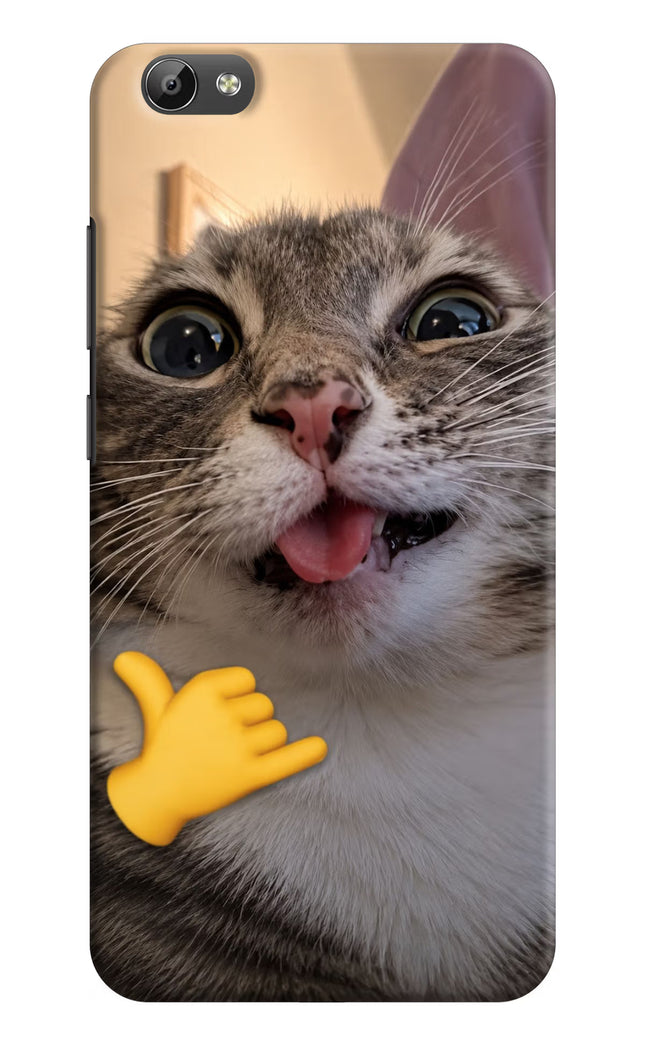 Silly Cat Call Vivo Y66 Hard Case Back Cover by Casekaro