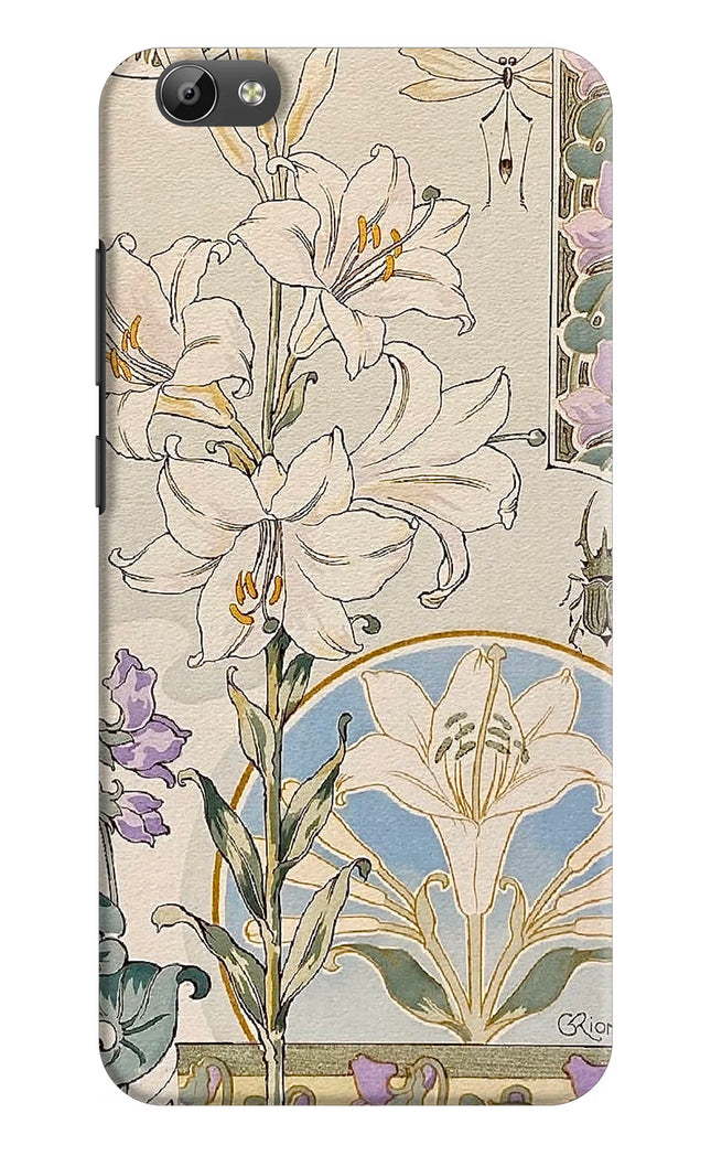White Lily Vivo Y66 Hard Case Back Cover by Casekaro