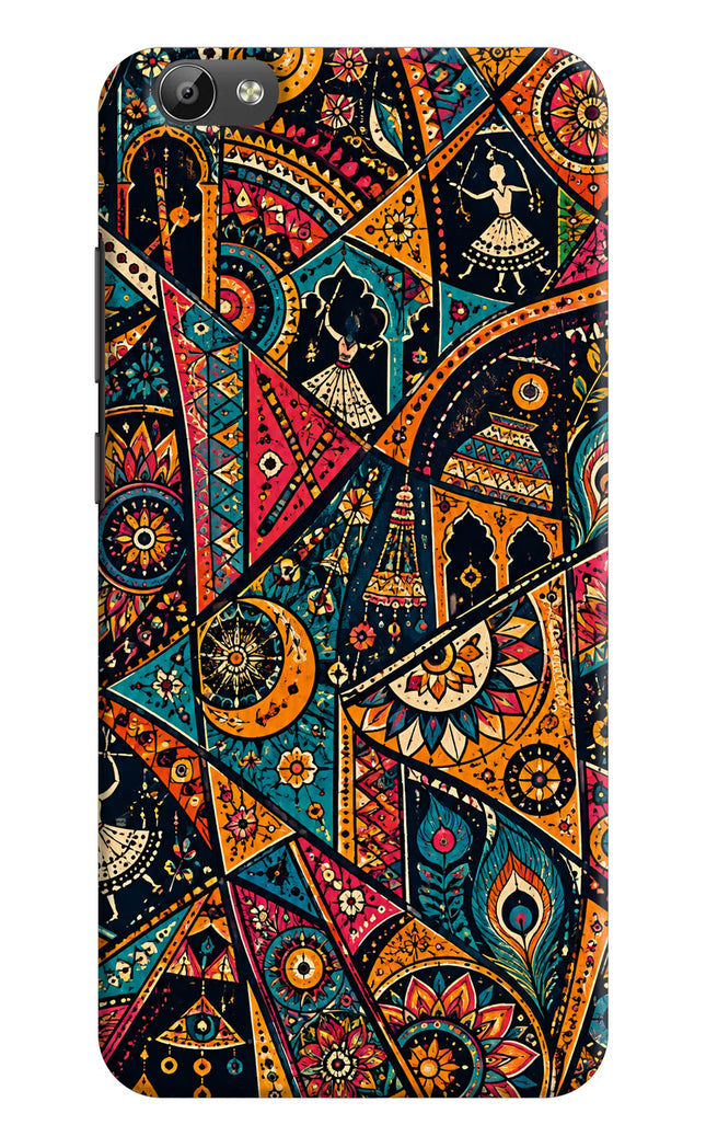 Folk Print Vivo Y66 Hard Case Back Cover by Casekaro