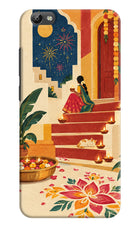Diwali Rangoli Vivo Y66 Hard Case Back Cover by Casekaro