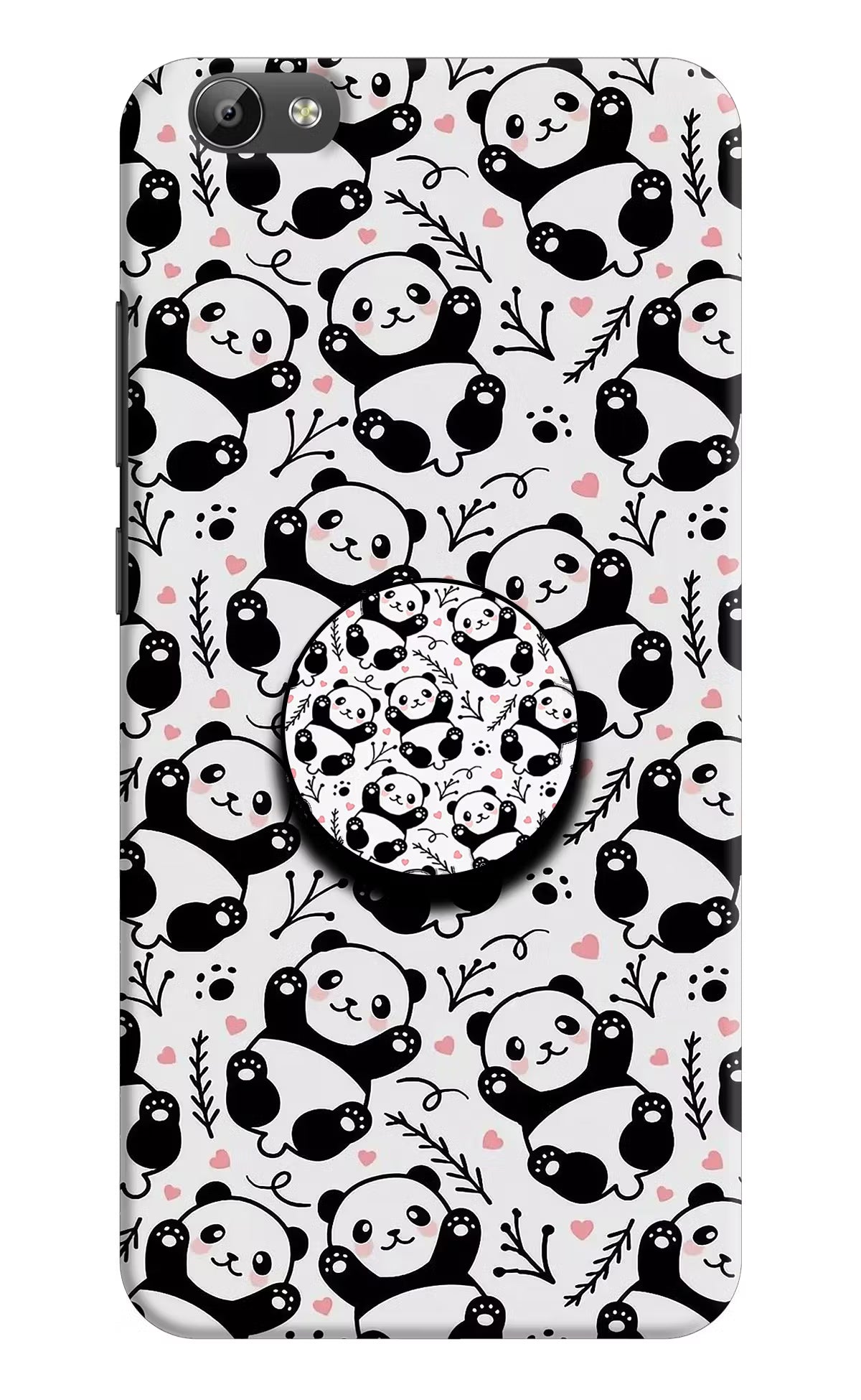Cute Panda Vivo Y66 Pop Case by Casekaro