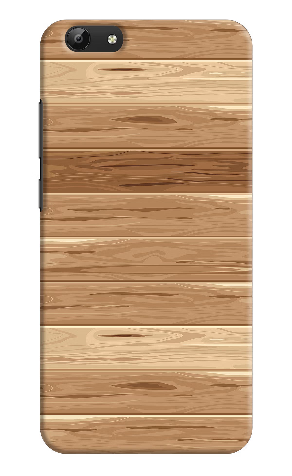 Wooden Vector Vivo Y69 Hard Case Back Cover by Casekaro