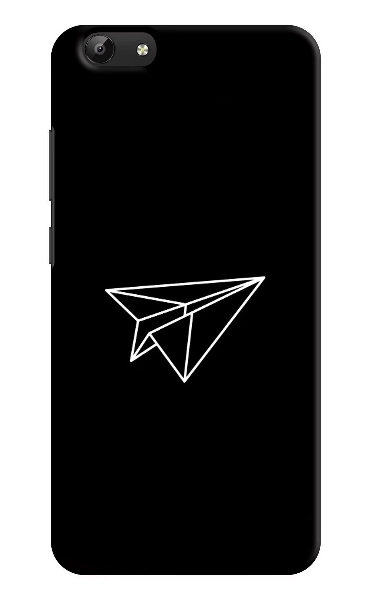 Paper Plane White Vivo Y69 Hard Case Back Cover by Casekaro