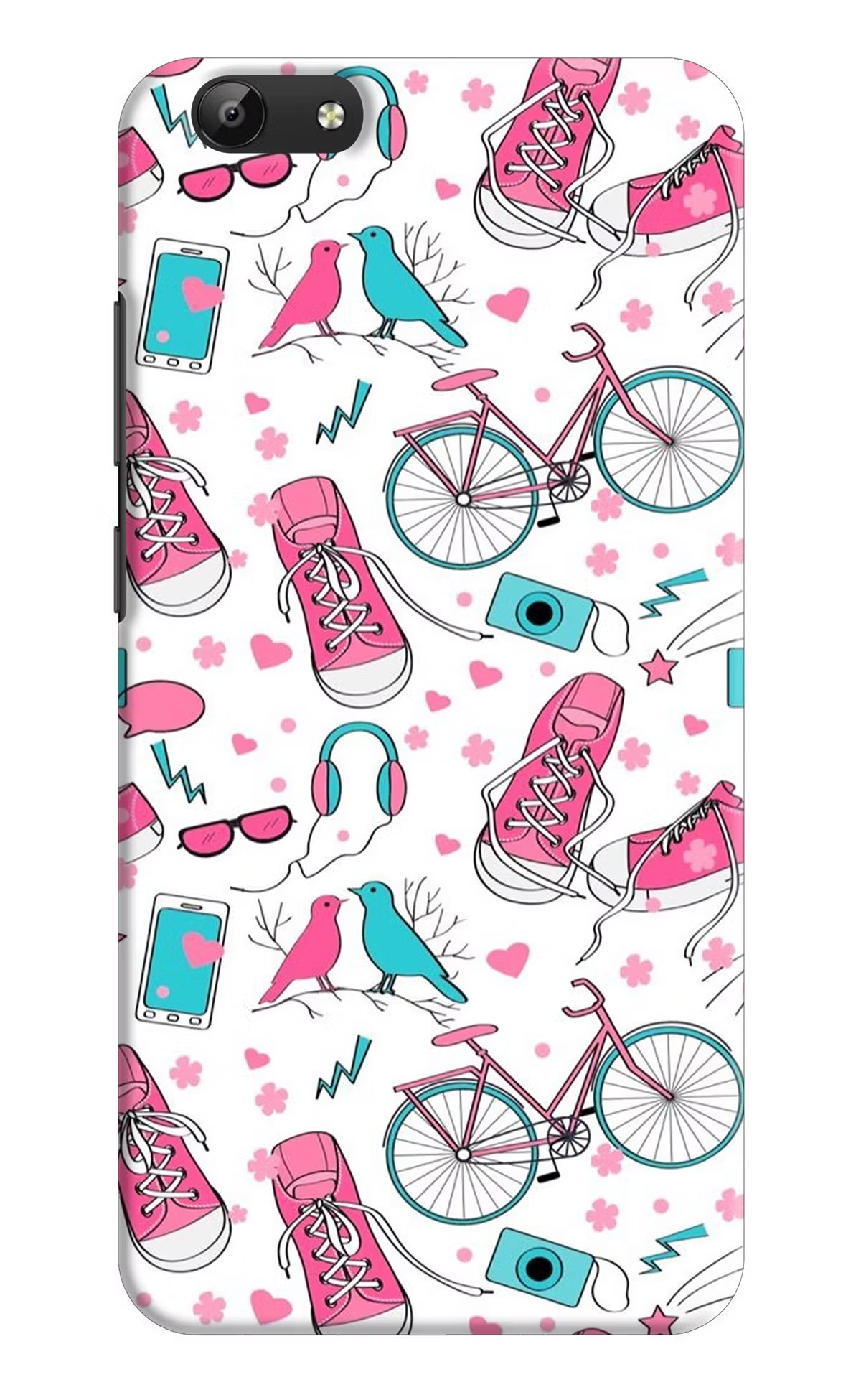 Artwork Vivo Y69 Hard Case Back Cover by Casekaro