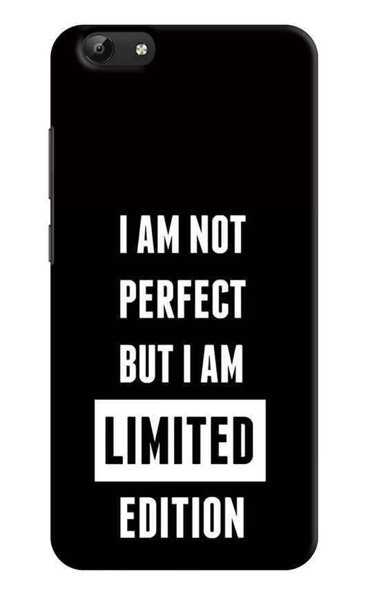 I Am Not Perfect But I Am Limited Edition Vivo Y69 Hard Case Back Cover by Casekaro