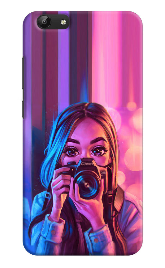 Girl Photographer Vivo Y69 Hard Case Back Cover by Casekaro