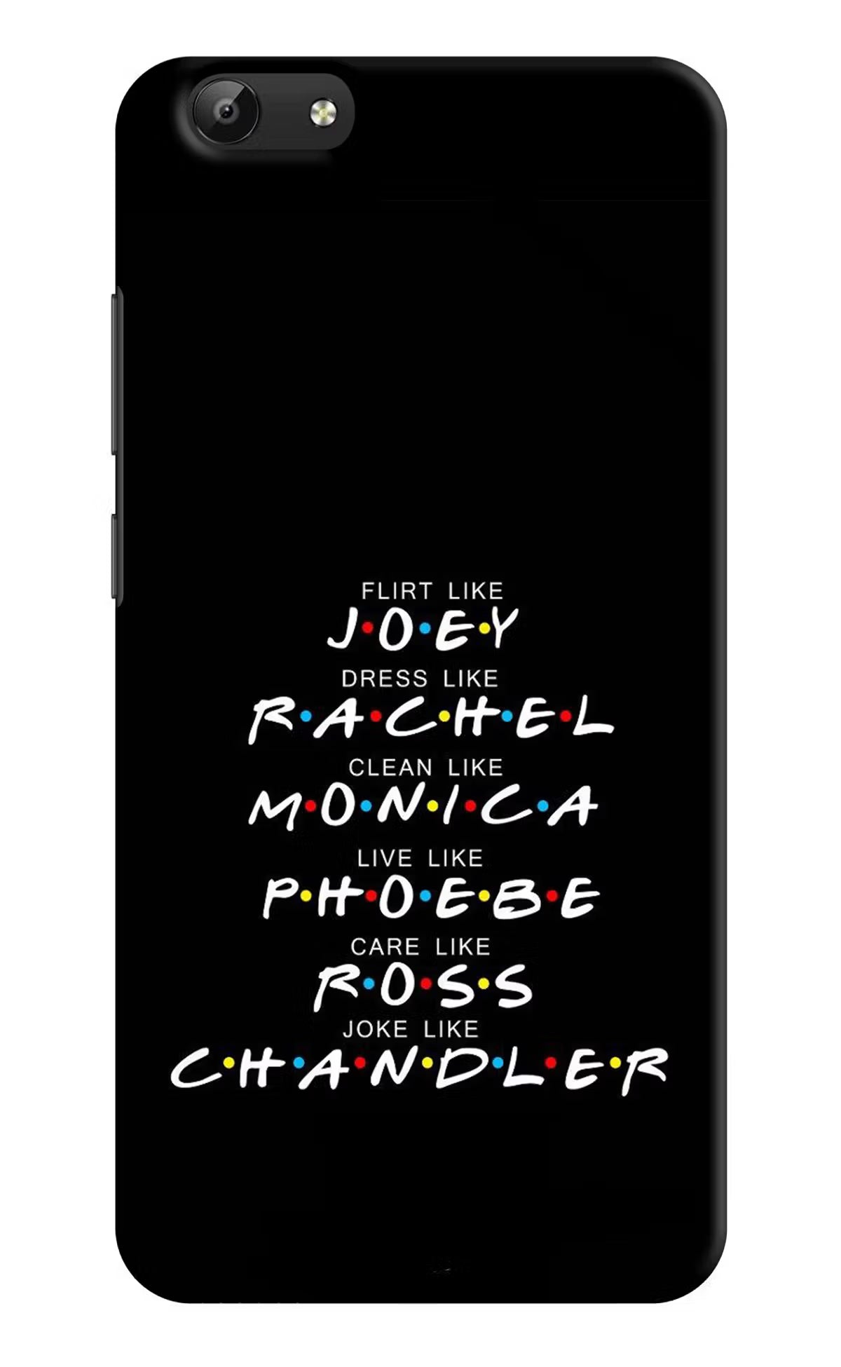 FRIENDS Character Vivo Y69 Hard Case Back Cover by Casekaro
