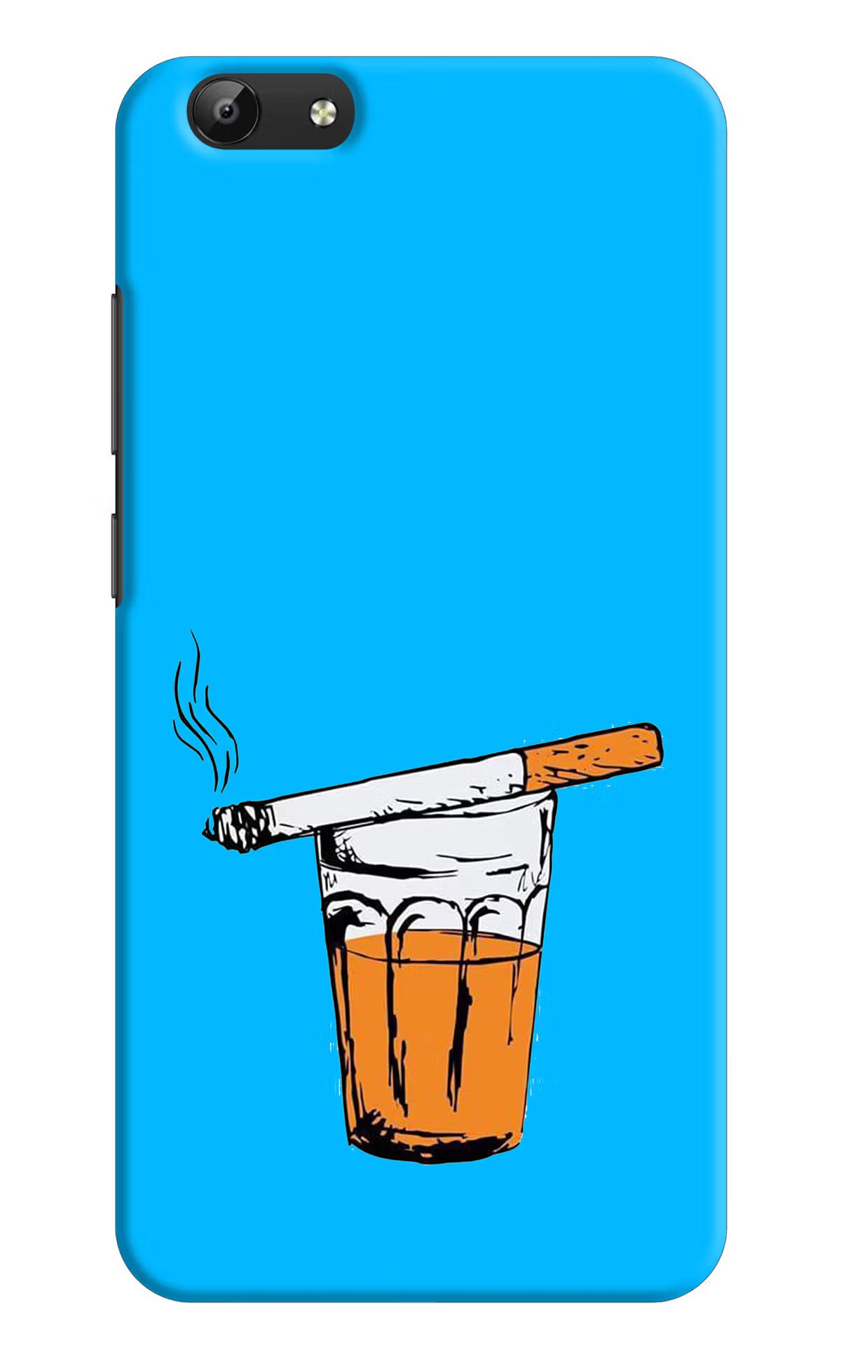 Chai Sutta Vivo Y69 Hard Case Back Cover by Casekaro