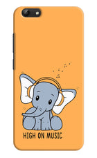 High On Music Vivo Y69 Hard Case Back Cover by Casekaro