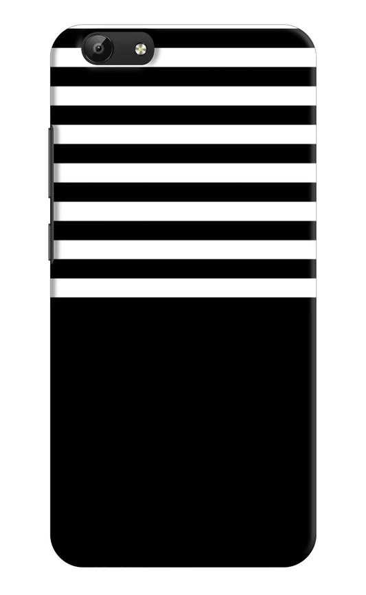 Black and White Print Vivo Y69 Hard Case Back Cover by Casekaro