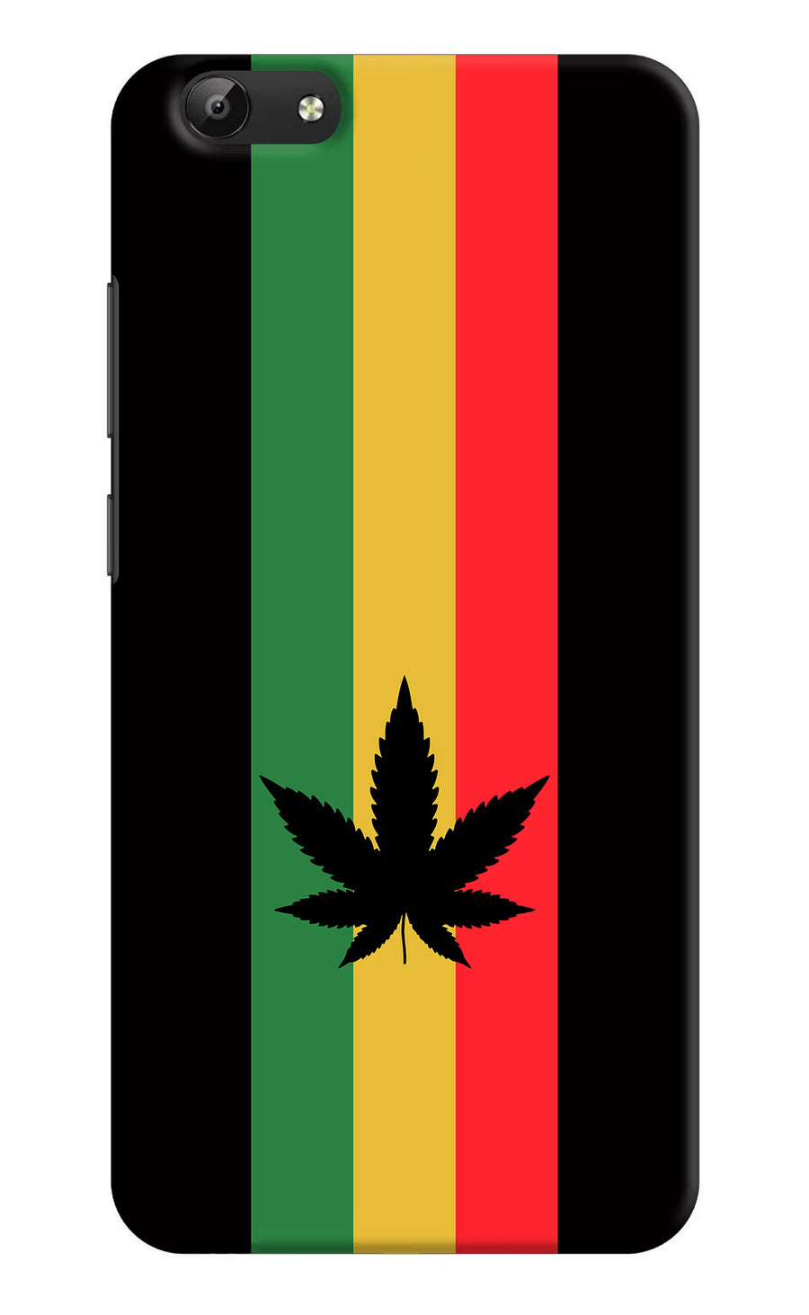 Weed Flag Vivo Y69 Back Cover, Hard case