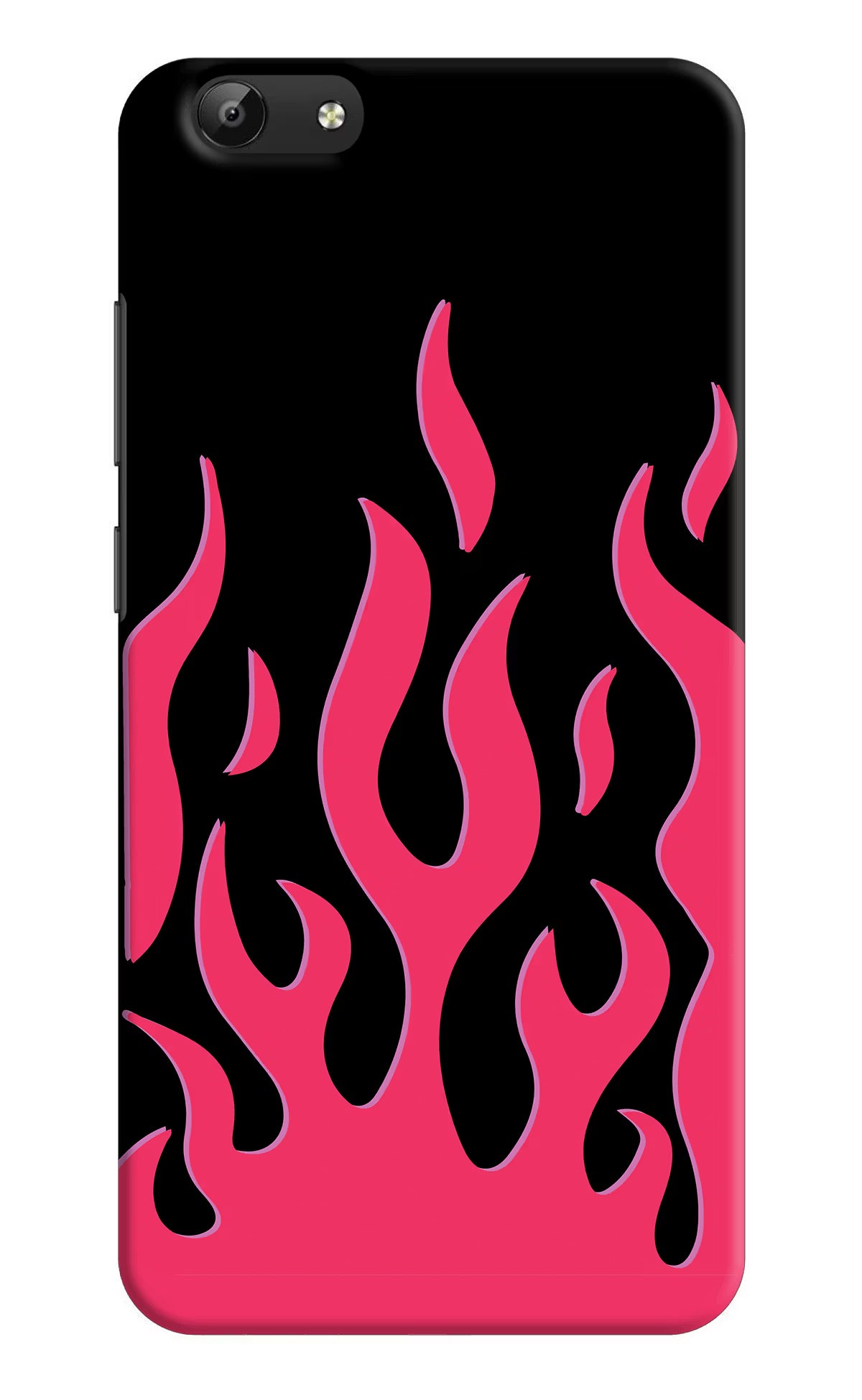 Fire Flames Vivo Y69 Hard Case Back Cover by Casekaro