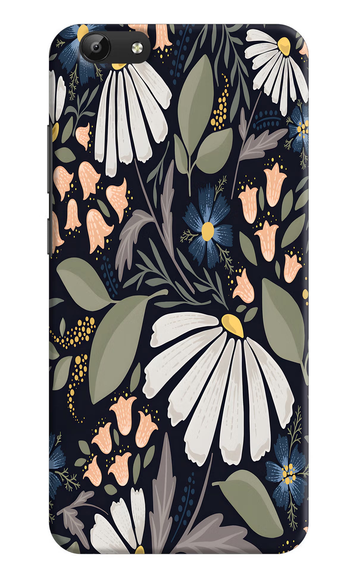 Flowers Art Vivo Y69 Hard Case Back Cover by Casekaro