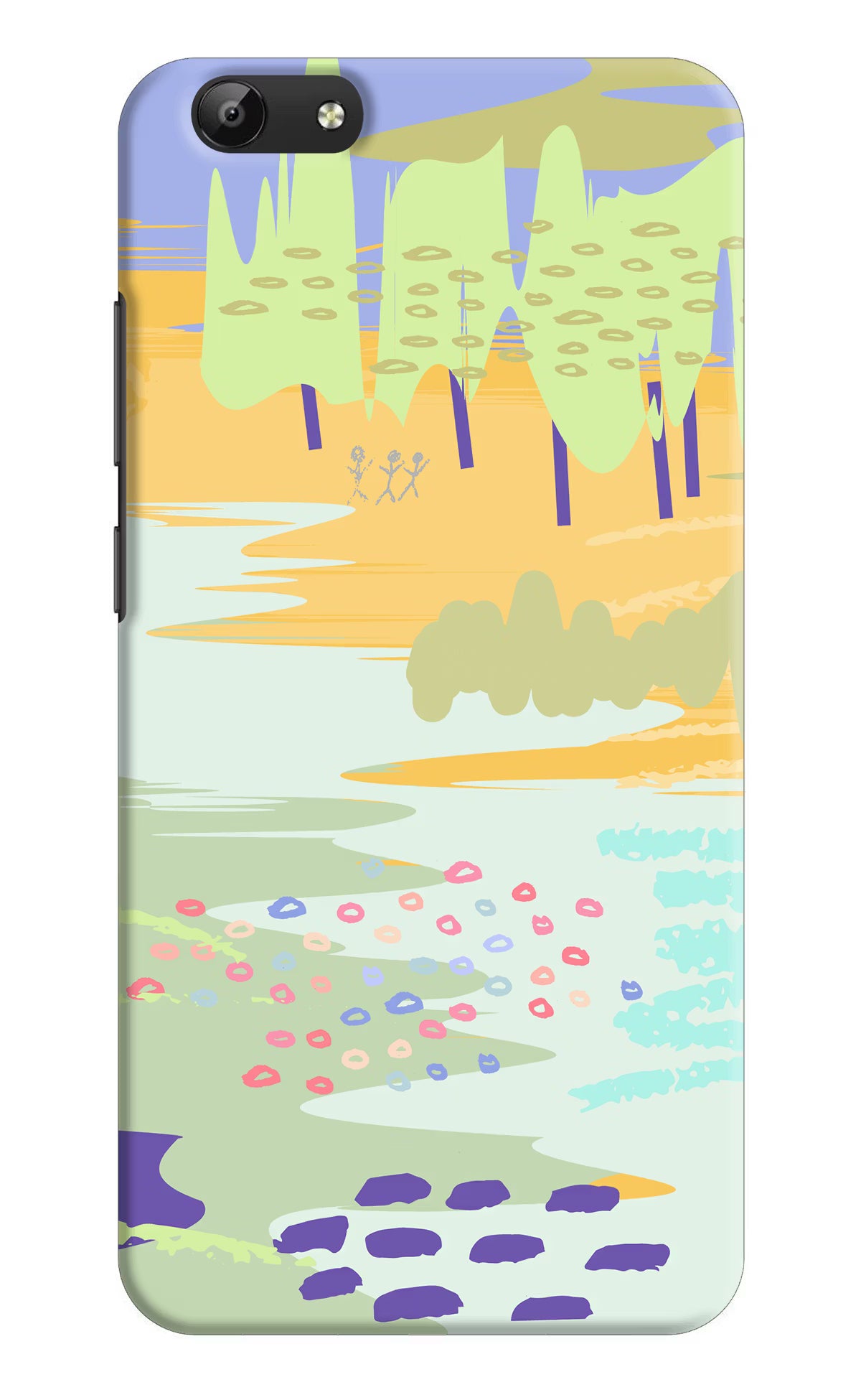 Scenery Vivo Y69 Hard Case Back Cover by Casekaro