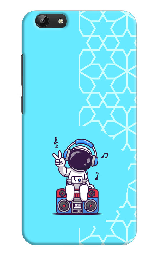 Cute Astronaut Chilling Vivo Y69 Hard Case Back Cover by Casekaro